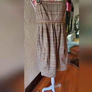 Adorable Plaid Jumper